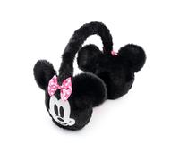 Disney Minnie Mouse Black Earmuffs | Fluffy Material for Keeping Warm | Cartoon Character Accessories for Girls | One Size | Winter Wear Merch