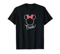 Disney Minnie Mouse Bow Bride Wedding T-Shirt
