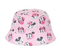 Disney Minnie Mouse Bucket Hat Summer Cap for Children UV Protection, pink, 50-51