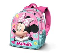 Disney Minnie Mouse Charm-Elite 3D Backpack, Pink, 25 x 30 cm, Capacity 7 L