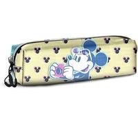 Disney Minnie Mouse Cheese-2.0 FAN Square Pencil Case, Blue, 21 x 8 cm