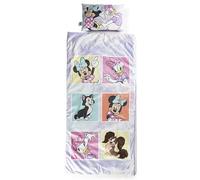 Disney Minnie Mouse Children’s Sleeping Bag & Pillow Set - Cosy (137 x 69 cm) Indoor Slumber Bag (43 x 28 cm) Pillow, Ideal for School Trips & Sleepovers - 2-Piece Set