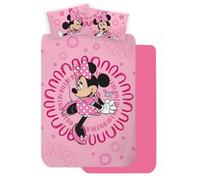 Disney Minnie Mouse Children's Bedding Set 3 Pieces for King Size Bed Sheets 100% Cotton