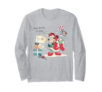 Disney Minnie Mouse Christmas Dear Santa... Retro Holiday Long Sleeve T-Shirt