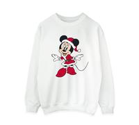 Disney Minnie Mouse Christmas Sweatshirt In White White 4XL