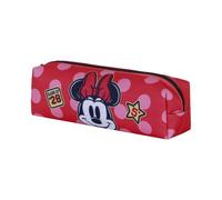 Disney Minnie Mouse Class-Fan Square Pencil Case 2.2, Pink, 22 x 9 cm
