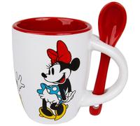 Disney Minnie Mouse Classic Poses Ceramic Espresso Mug with Spoon