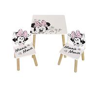 Disney Minnie Mouse Classic Table & 2 Chairs Set by Nixy Children, WD13678