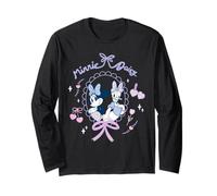 Disney Minnie Mouse & Daisy Duck Friend Heart Coquette Style Long Sleeve T-Shirt
