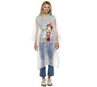 Disney Mickey Minnie Mouse Rain Poncho Hoodie Unisex Adult, Minnie Mouse & Daisy Duck, One Size