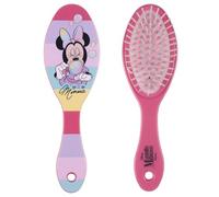 Disney Minnie Mouse Detangling Hair Brush, Cute and Functional Oval Design for All Hair Types, Gentle on Tangles for Kids