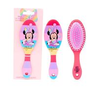 Disney Minnie Mouse Detangling Hair Brush - Gentle Brush for Kids & Adults | Cute Minnie Design, Flexible Bristles for Wet & Dry Hair | Anti-Tangle, Scalp-Friendly | Gift for Disney Fans