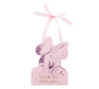 Disney Minnie Mouse Dream Big Little Star Mdf Hanging Decoration Pink