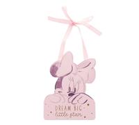 Disney Minnie Mouse Dream Big Little Star MDF Hanging Decoration Pink