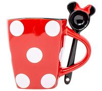Disney Minnie Mouse Dress Polka Dots 11oz Mug with Spoon