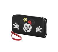 Disney Minnie Mouse Face-Essential Wallet, Black, 19 x 10 cm