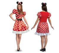Minnie Mouse Ladies Disney Licensed Fancy Dress Costume Fairytale Book Day Kids