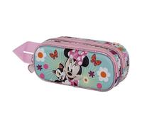 Disney Minnie Mouse Figaro-3D Double Pencil Case, Pink, 22 x 9.5 cm