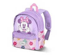 Disney Minnie Mouse Flower-Joy Backpack + Accessory, Lilac 22 x 27 cm, Capacity 5 L