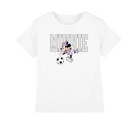 Disney Minnie Mouse Football Kick Kids T Shirt, White, 5-6Y