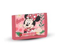 Disney Minnie Mouse Garden-Velcro Wallet, Pink, 21.5 x 9 cm