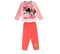 Disney Minnie Mouse, Girls 2 Piece Pyjamas Set Featuring Minnie Mouse Owner Of A Big Smile, Pink, Age 18-24 Months