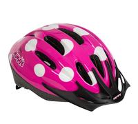 Disney Minnie Mouse Girls Bike Helmet Pink Polka Dot Design Adjustable Safety Helmet for Kids Aged 3+ Lightweight with visor and ventilation 50-54cm