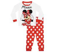 Disney Minnie Mouse Girls Minnie Mouse Pyjamas, Multicoloured, Age 7-8 Years