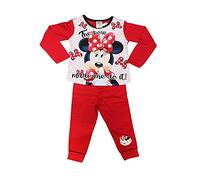 Disney Minnie Mouse Girls Pyjamas Pjs - Sizes 4-10 Years (9-10 Years) Red