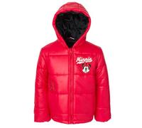 Disney Minnie Mouse Girls' Winter Coat Puffer Jacket Toddler to Large Children Sizes (2T - 8), Minnie mouse, 6