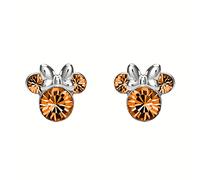 Disney Jewellery Disney Minnie Mouse Sterling Silver CZ November Birthstone Stud Earrings 0.7cm