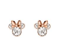 Disney Minnie Mouse Gold Plated April Birthstone Earrings