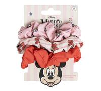 Disney Minnie Mouse Hair Scrunchies - 3-Pieces hair elastic tie for Kids, Girls & Women | No Breakage, Frizz Prevention & Cozy Hold for Ponytail | Perfect Hair Accessories for All Hair