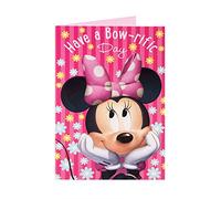 Disney minnie mouse have a bow-rific day birthday card