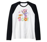 Disney Minnie Mouse "Hey Boo!" Cute Halloween Matching Raglan Baseball Tee