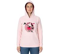 Disney Minnie Mouse Hoodie for Women - Hooded Sweatshirt Pullover with Hood Pink, pink, L
