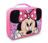 Disney Minnie Mouse Insulated Lunch Bag Smiling Bows Pink Padded Handle Girls Premium Insulated Lunch Bag