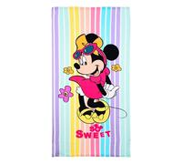 Disney Minnie Mouse Beach Towel Large | Small Gifts for Girls | Bath Towel | Hand Towel | Holiday | 70 x 140 cm | Bath Towels | Bath Towel | Gift Ideas
