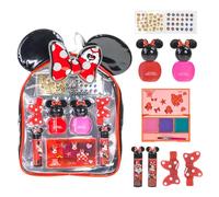 Disney Minnie Mouse Kids Makeup Set in Backpack for Girls | Makeup Kit Includes Lip Gloss, Nail Polish Birthday Gifts for Ages 3+ by Townley Girl