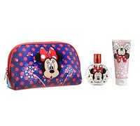 Disney Minnie Mouse Kids Perfume Gift Set, Eau De Toilette Spray (50ml), Toiletry Bag & Shower Gel (100ml), Vegan, Dermatologically Tested & Travel Friendly, Best Gift for Any Occasion & Daily Use