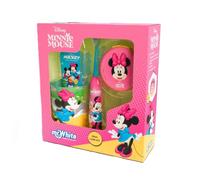 Disney Minnie Mouse Kids Toothbrush Gift Set, Battery-Powered Toothbrush with Pulsar Vibration Technology, Children’s Mint Toothpaste 75ml, Beaker & Tin Coin Purse, Christmas Gift for Kids
