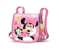 Disney Minnie Mouse Kitten-Mini Muffin Crossbody Bag, Pink, 17 x 17 cm
