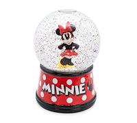 Disney Minnie Mouse Light Up 6 Inch Collectible Snow Globe, Red, One Size