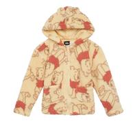 Disney Minnie Mouse Mickey Winnie the Pooh Cozy Sherpa Zipper Closure Up Cosplay Hoodie for Newborn to Toddler (0-3 Months - 5T), Winnie the Pooh, Pale Orange, 12 Meses
