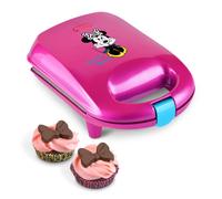 Disney Minnie Mouse Mini Cupcake Maker with Liners by Select Brands - Appliance for Convenient Baking - Small Kitchen Appliance with Nonstick Coating