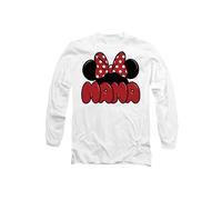 Disney Minnie Mouse Mothers Day Ears for Mama Long Sleev XL White