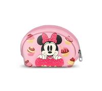 Disney Minnie Mouse Muffin-Casual Oval Coin Purse, Pink, 12 x 9 cm