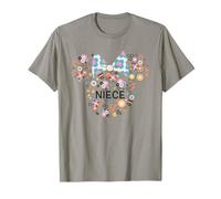 Disney Minnie Mouse Niece Icon Flowers Family Trip T-Shirt