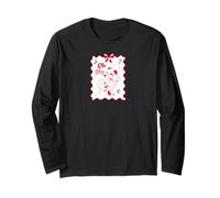 Disney Minnie Mouse Oh My PJs Cozy Christmas Holiday Stamp Long Sleeve T-Shirt