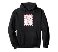 Disney Minnie Mouse Oh My PJs Cozy Christmas Holiday Stamp Pullover Hoodie